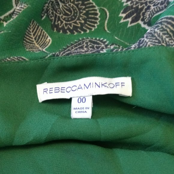 REBECCA MINKOFF | Green Floral Dress - Picture 5 of 11